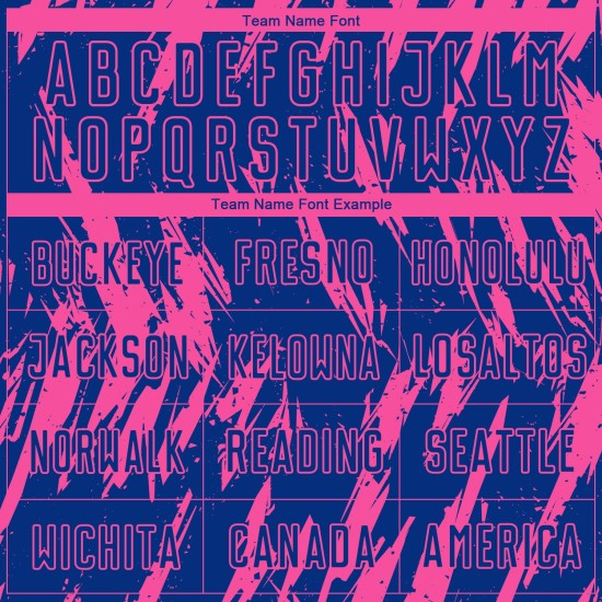 Fußballuniform Sublimation Royal Custom Pink Jersey Fußballuniform Sublimation Royal Custom Pink Jersey