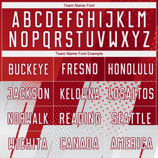 Fußball Sublimation Rot Custom Weiß Uniform Trikot