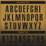 Gold Fade Custom Fußball Lange Alte Sublimation Jersey Uniform Mode Schwarz