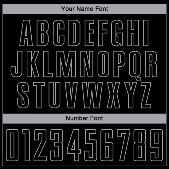 Schwarz Fashion Fade Sublimation Uniform Nadelstreifen Custom Jersey Grau Fußball