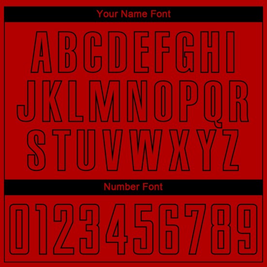 Rote Sublimation Custom Jersey Fußballuniform Schwarz Rote Sublimation Custom Jersey Fußballuniform Schwarz