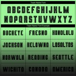 Fade Pea Jersey Custom Fashion Sleeve Uniform Fußball Sublimation Lange Schwarz Grün