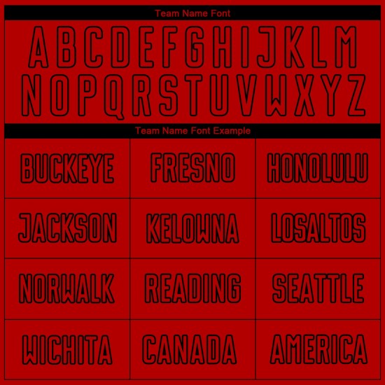 Rote Sublimation Custom Jersey Fußballuniform Schwarz Rote Sublimation Custom Jersey Fußballuniform Schwarz