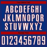 Sublimation Fade Uniform Jersey Custom Nadelstreifen Weiß-Rot Fashion Soccer Royal Sublimation Fade Uniform Jersey Custom Nadelstreifen Weiß-Rot Fashion Soccer Royal