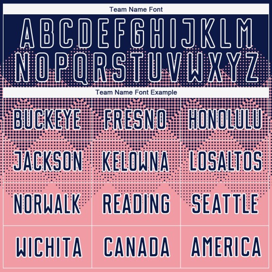 Sublimation Custom Uniform Navy-Weiß Medium Jersey Pink Fußball