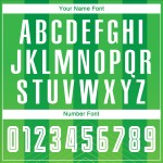 Jersey Neon Custom Uniform Grün Grün Fußball Weiß-Kelly Sublimation