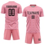 Fußballuniform Rosa Trikot Formen Rosa Mittel Geometrisch Schwarzlicht Sublimation Custom Fußballuniform Rosa Trikot Formen Rosa Mittel Geometrisch Schwarzlicht Sublimation Custom