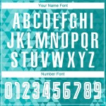 Weiße Uniform Drittes Custom Teal Sublimation Fußballtrikot